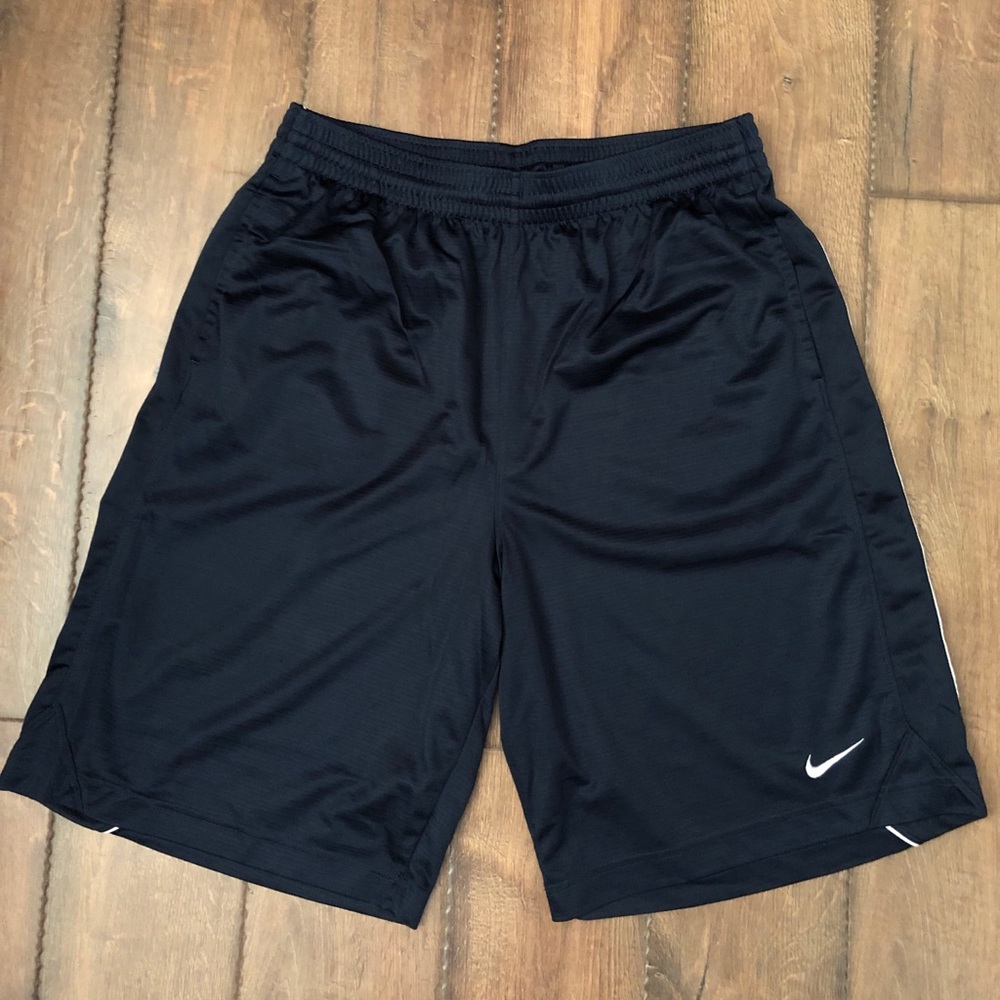 Navy Blue Nike Basketball Shorts